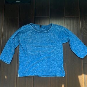 J. Crew Blue Cotton Sweatshirt, size medium